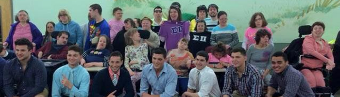 My Delta-Beta Chapter guys at a fashion show they put together for autistic students.