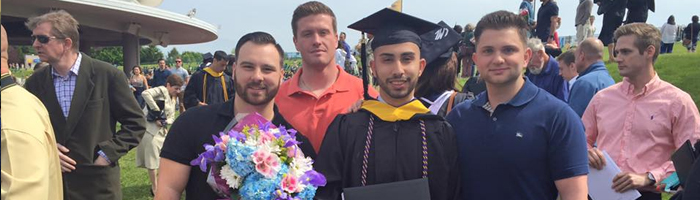 A group of my undergraduates at this past May's graduation.