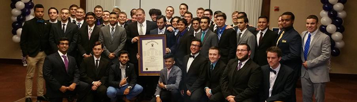 A shot of the the new Iota-Tau Chapter, posted by Joe Turck